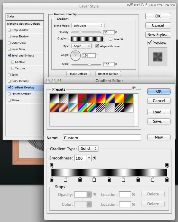 Photoshop绘制逼真写实的高质感收音机