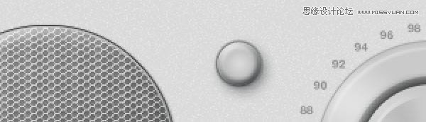 Photoshop绘制逼真写实的高质感收音机