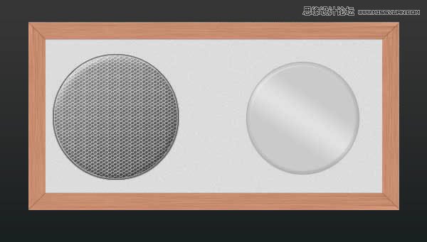 Photoshop绘制逼真写实的高质感收音机