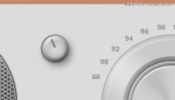 Photoshop绘制逼真写实的高质感收音机