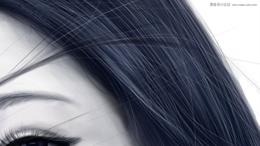 Photoshop绘制美丽的CG少女教程