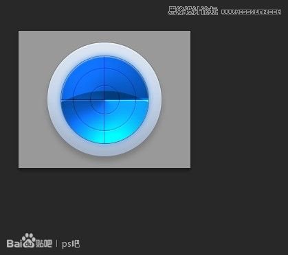 Photoshop制作雷达显示屏转动动画效果