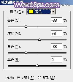 Photoshop调出林中模特唯美紫色效果