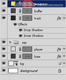 Photoshop设计精致的音频播放器界面