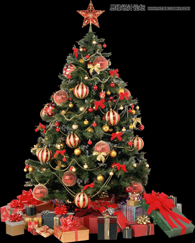 Photoshop设计唯美大气的圣诞贺卡教程