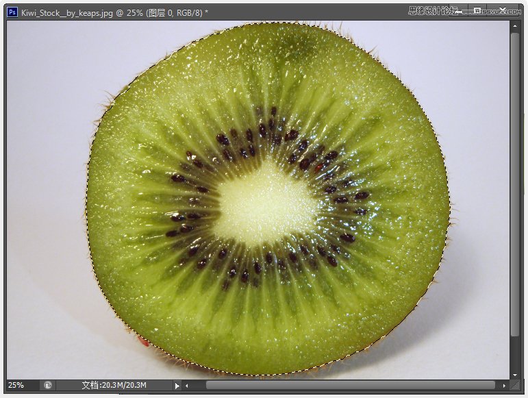 Photoshop制作超酷的猕猴桃艺术字教程