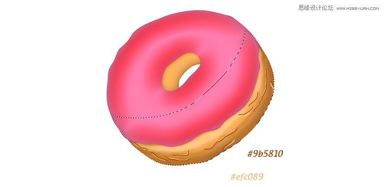 Photoshop绘制美味可口的甜甜圈教程