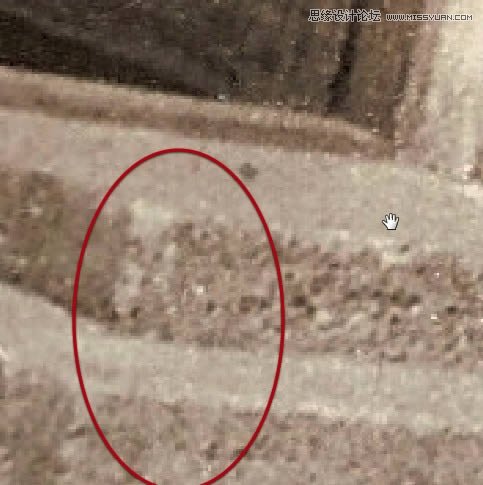 Photoshop修复严重损毁的老照片