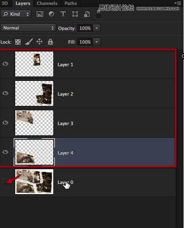 Photoshop修复严重损毁的老照片