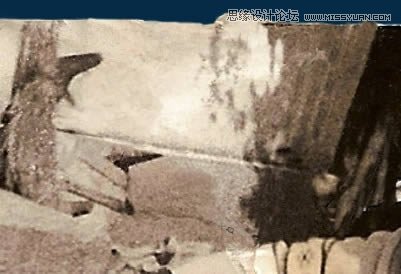 Photoshop修复严重损毁的老照片