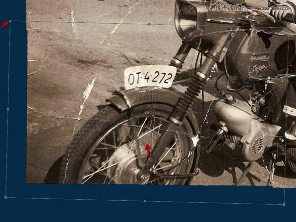 Photoshop修复严重损毁的老照片