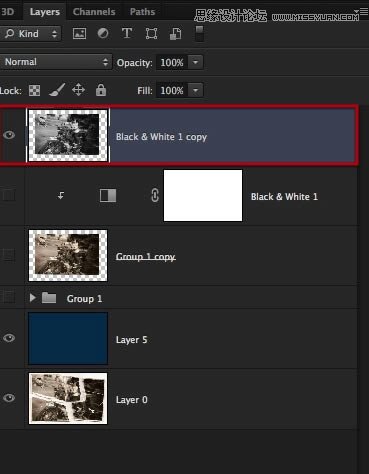 Photoshop修复严重损毁的老照片