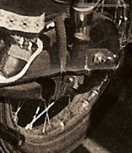 Photoshop修复严重损毁的老照片