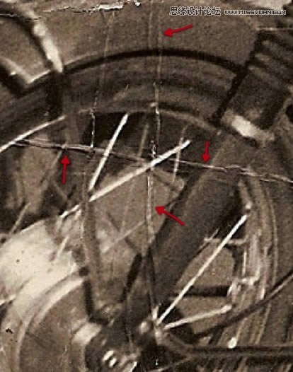 Photoshop修复严重损毁的老照片