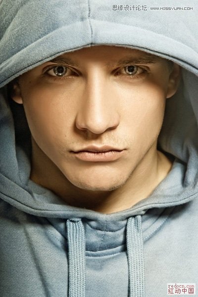 Photoshop给男人照片添加超酷的裂痕效果