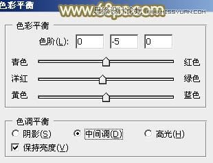 Photoshop调出野外美女朦胧的淡黄效果