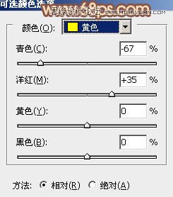 Photoshop调出林中女孩秋季黄褐色调
