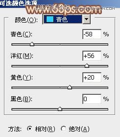 Photoshop调出林中女孩秋季黄褐色调