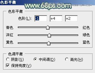 Photoshop调出树下美女淡淡的青色效果