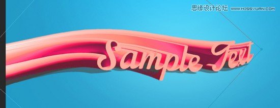 Photoshop轻松设计3D水果效果艺术字教程