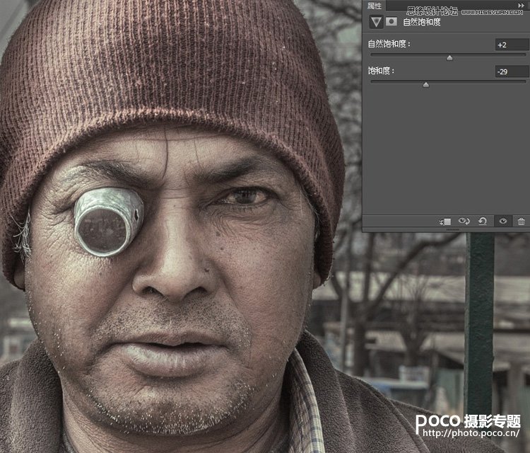 Photoshop调出人像照片超酷的金属暗色效果
