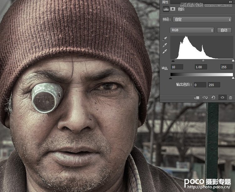 Photoshop调出人像照片超酷的金属暗色效果