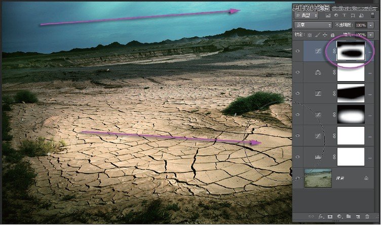 Photoshop还原风景照片本来的影调和色调