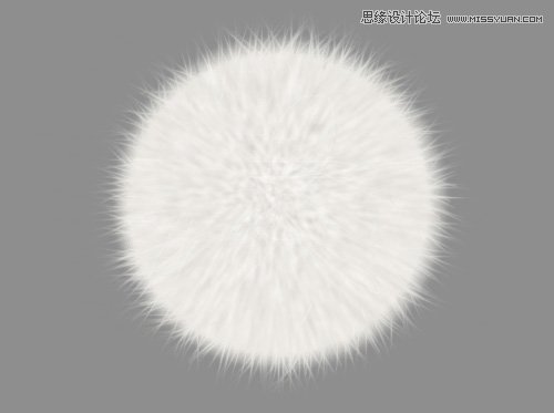 Photoshop快速的打造立体效果的毛毛球