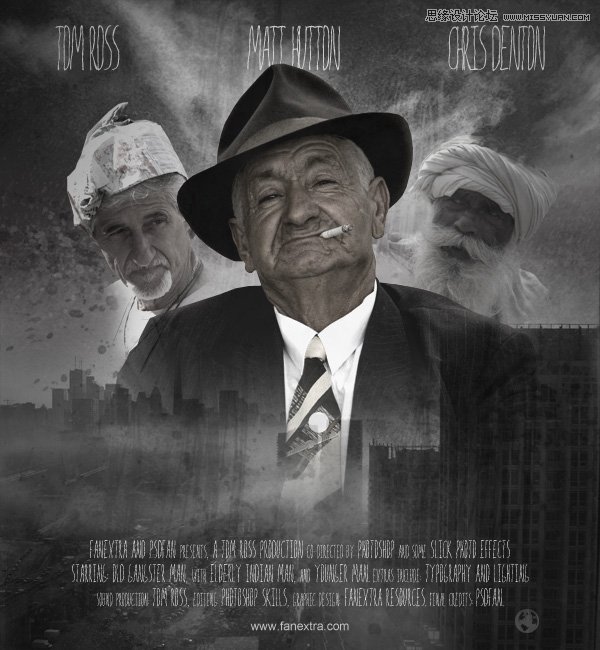 Photoshop设计好莱坞大片风格电影海报