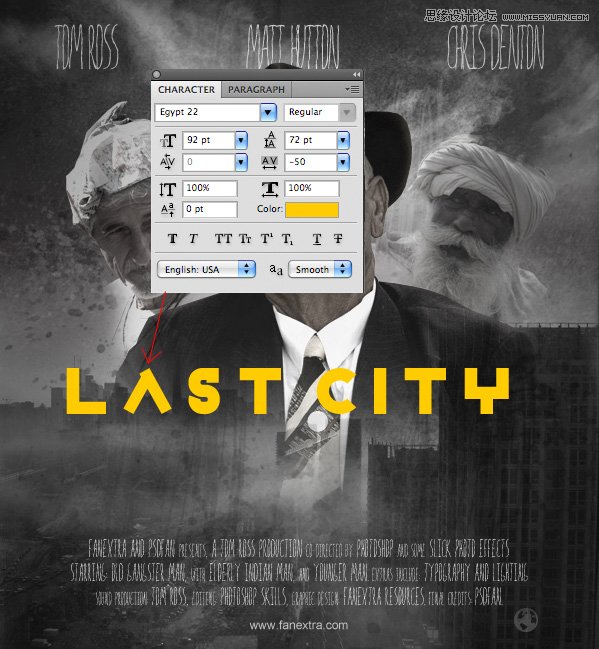 Photoshop设计好莱坞大片风格电影海报