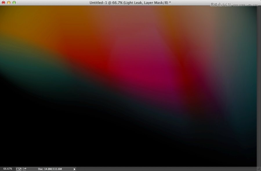 Photoshop制作绚丽光线效果的风景大图