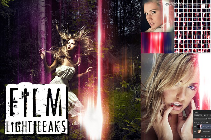 Photoshop制作绚丽光线效果的风景大图