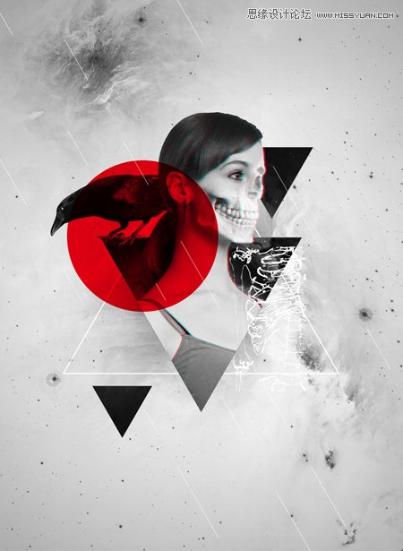 Photoshop合成时尚立体效果的个性海报