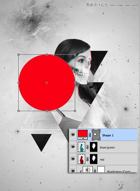 Photoshop合成时尚立体效果的个性海报
