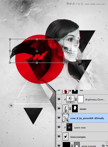 Photoshop合成时尚立体效果的个性海报