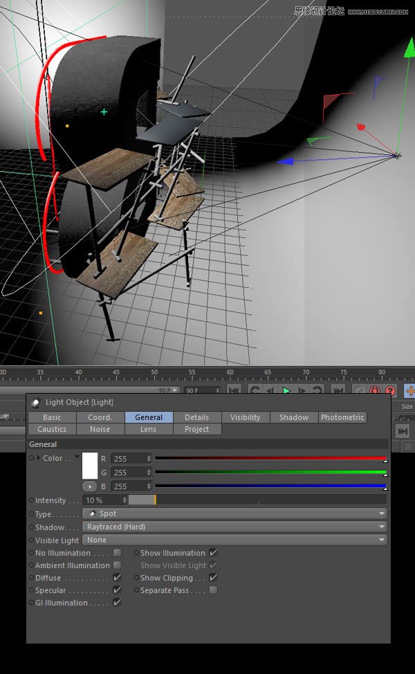 Photoshop结合C4D制作三维立体艺术字