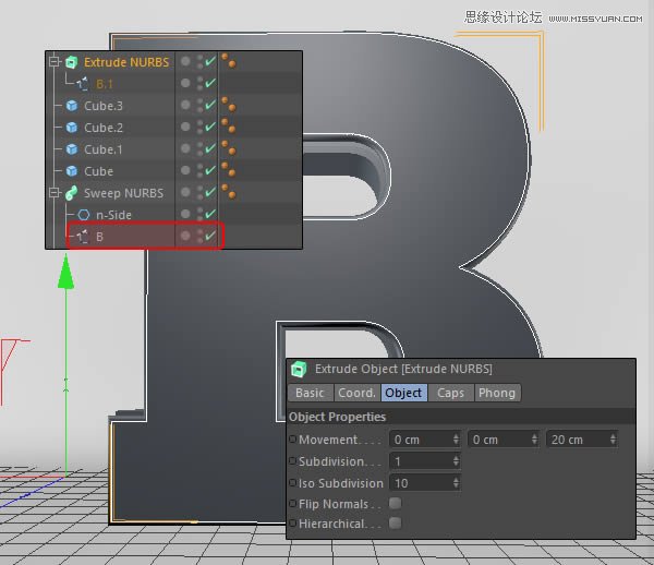 Photoshop结合C4D制作三维立体艺术字