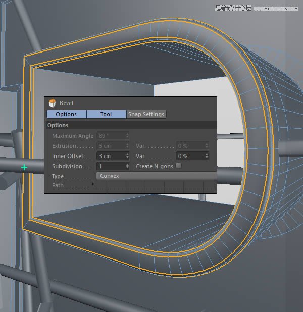 Photoshop结合C4D制作三维立体艺术字