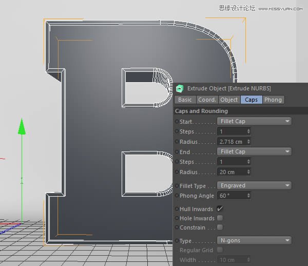 Photoshop结合C4D制作三维立体艺术字