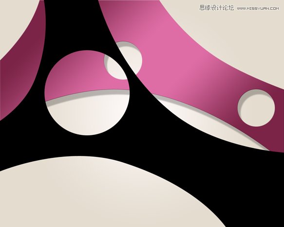 Photoshop创建简洁绚丽的几何组合背景