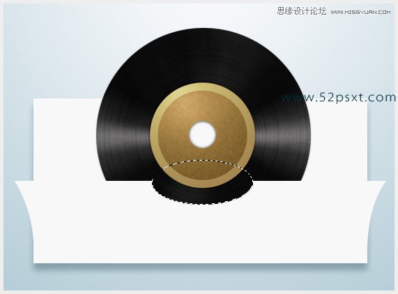 Photoshop绘制时尚大气的播放界面