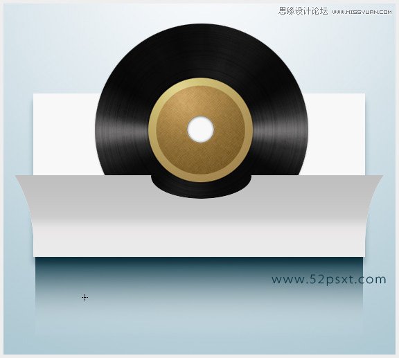 Photoshop绘制时尚大气的播放界面