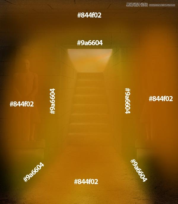 Photoshop创建神秘复古风格的法老古墓