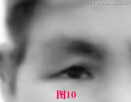 Photoshop修复带有身份证网纹的老照片