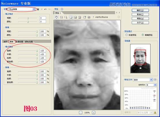 Photoshop修复带有身份证网纹的老照片