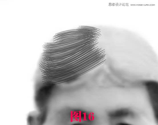 Photoshop修复带有身份证网纹的老照片