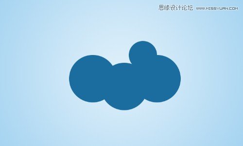 Photoshop设计卡通风格的云彩效果