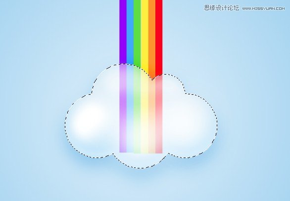 Photoshop设计卡通风格的云彩效果