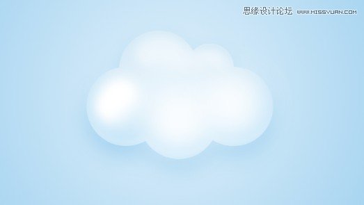 Photoshop设计卡通风格的云彩效果