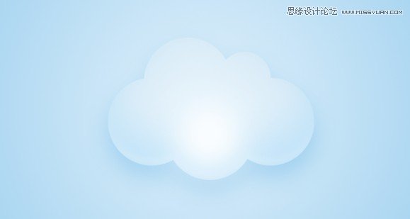 Photoshop设计卡通风格的云彩效果